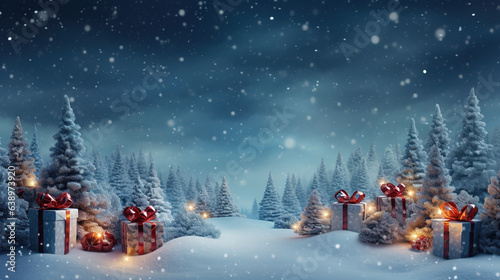 Christmas and New Year background. © Tatiana