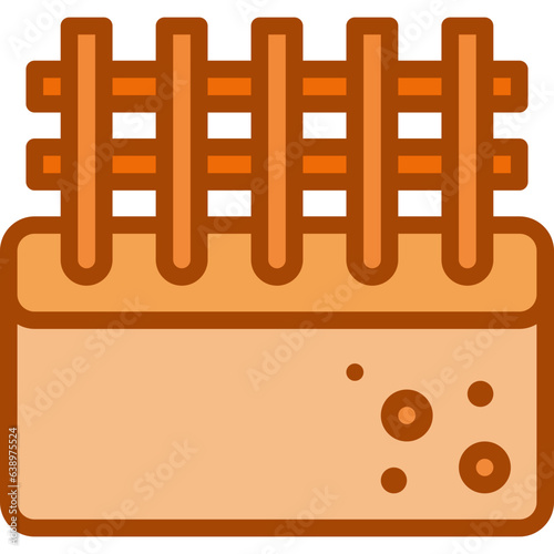 concrete two tone icon