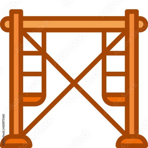 scaffolding two tone icon