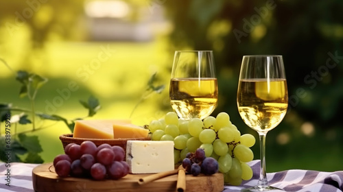 Pairing Cheese  Grapes  and White Wine in Perfect Harmony
