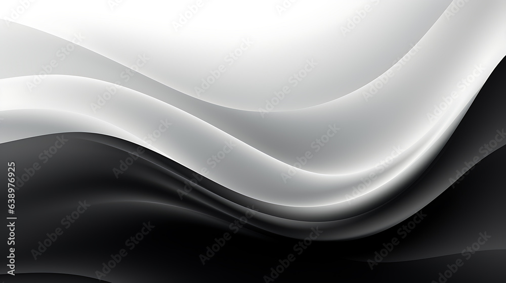 black and white background, abstract color, wave, ai generated black and white background, abstract color, wave, ai generated