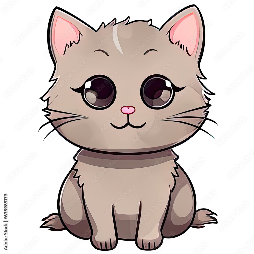 Fototapeta premium cartoon cat