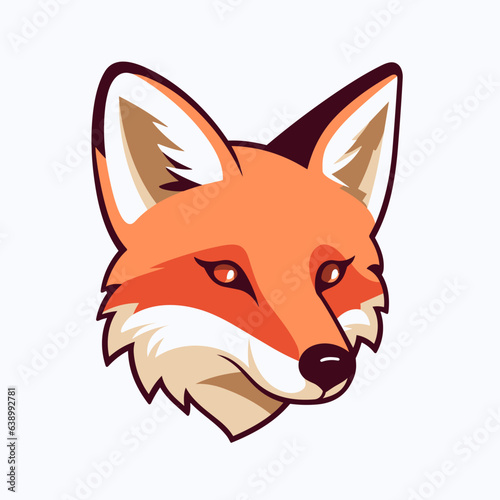 Fox Vector Cute Fox Cartoon Symbol