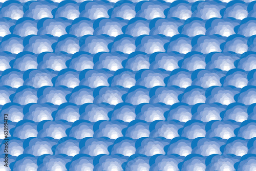 Illustration, Abstract blue wave background.