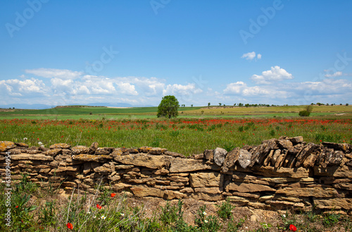Muro de piedra seca, declarado Patrimonio de la Humanidad