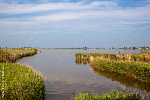 Laguna de La Encañizada en el Delta del Ebro
