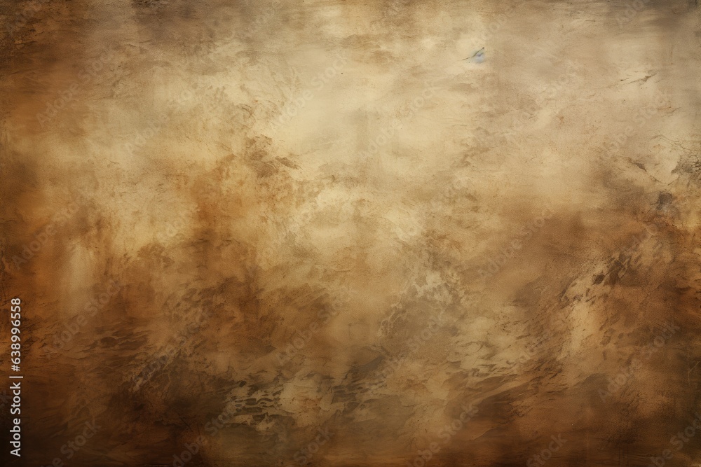Old grunge paper background or texture with space for text or image, Abstract art background design vintage sepia toned, AI Generated