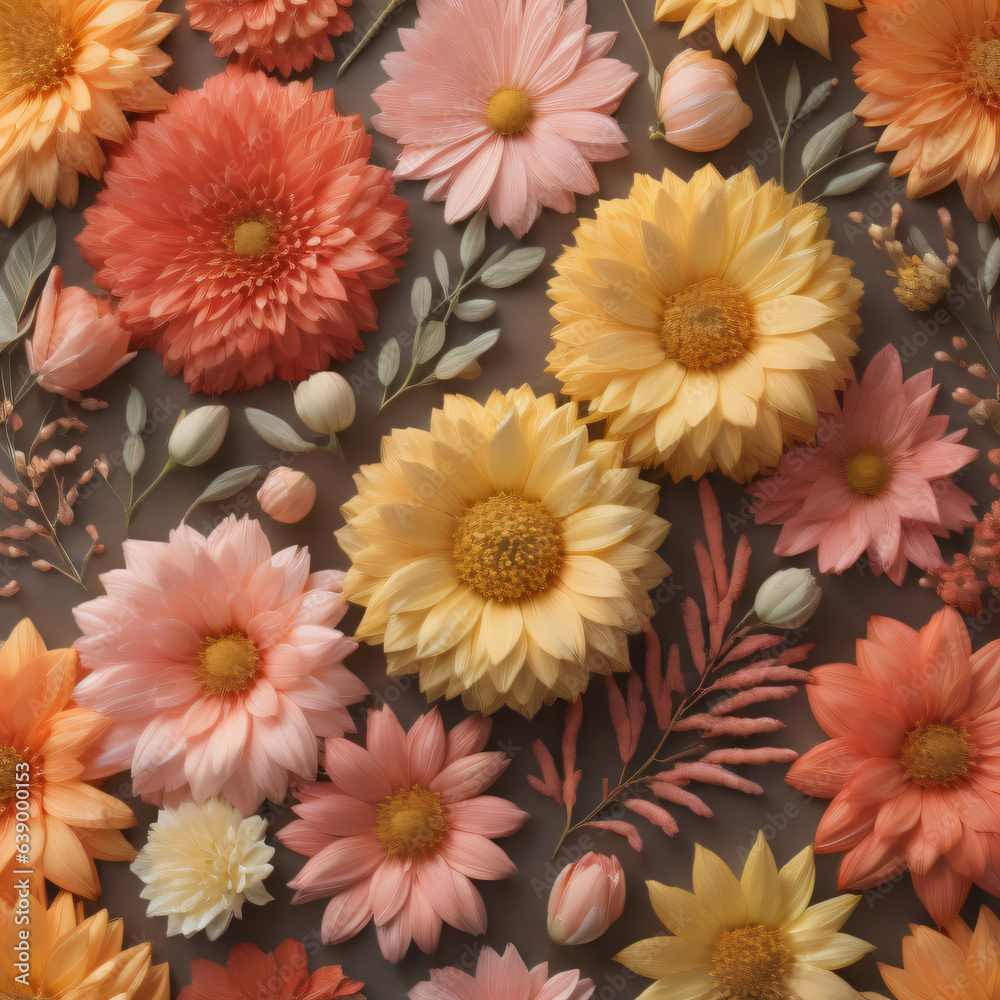 seamless pattern with flowers seamless pattern with flowers