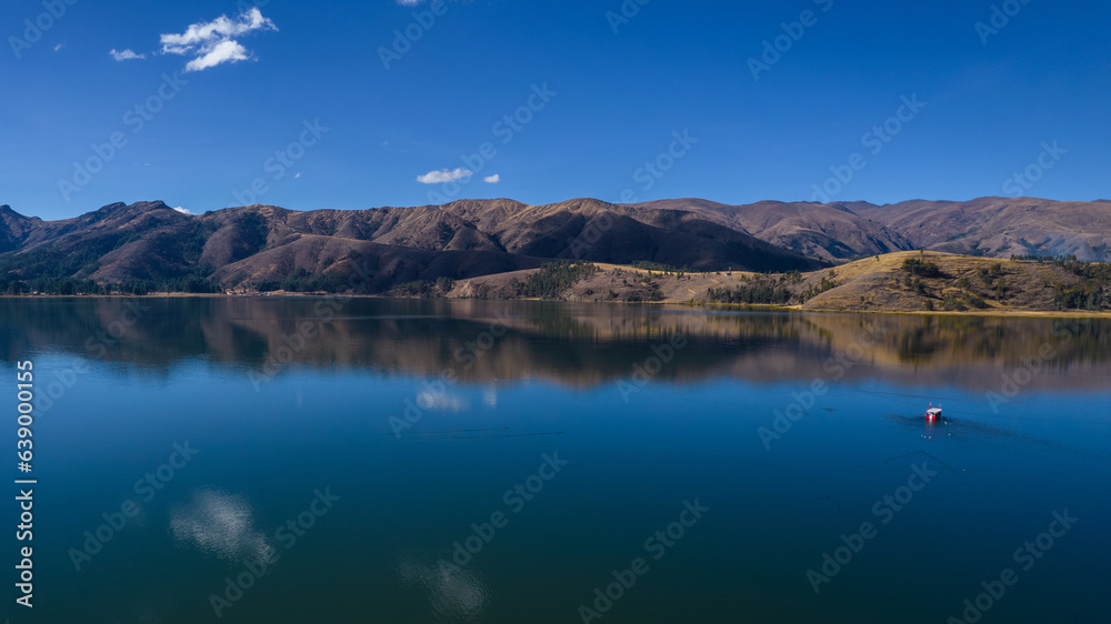 Peruvian Lake in Jauja  