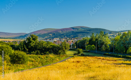 Fototapeta Naklejka Na Ścianę i Meble -  South Dublin Tallaght – view south towards Kiltipper
