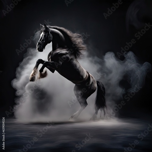 Black Horse backdrop