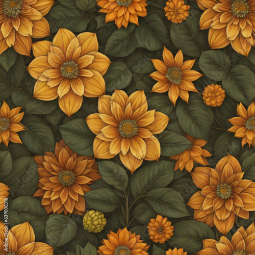 pattern with flowers