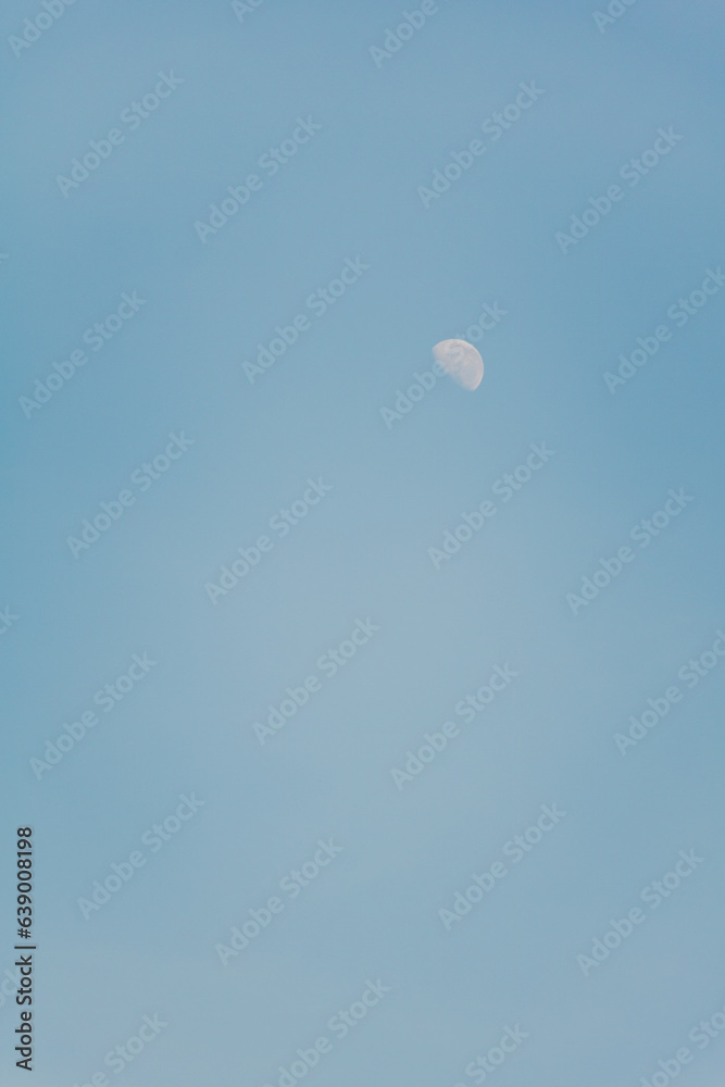 view of the moon during the day view of the moon during the day