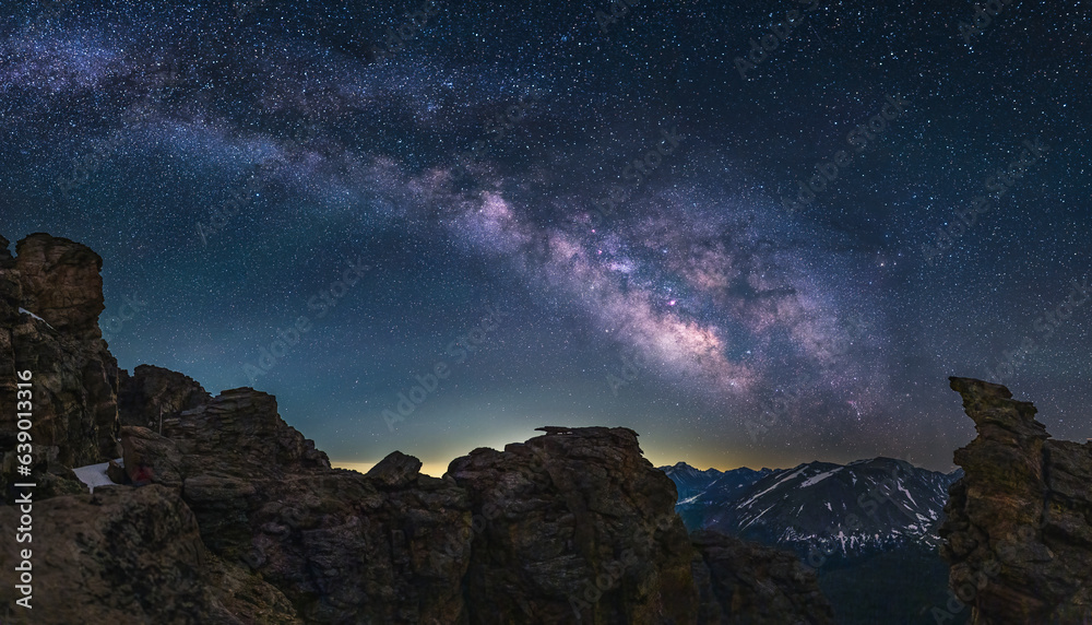 Rock Cut Milky Way Panorama