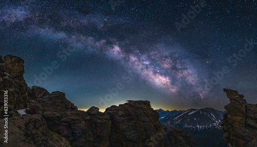 Rock Cut Milky Way Panorama