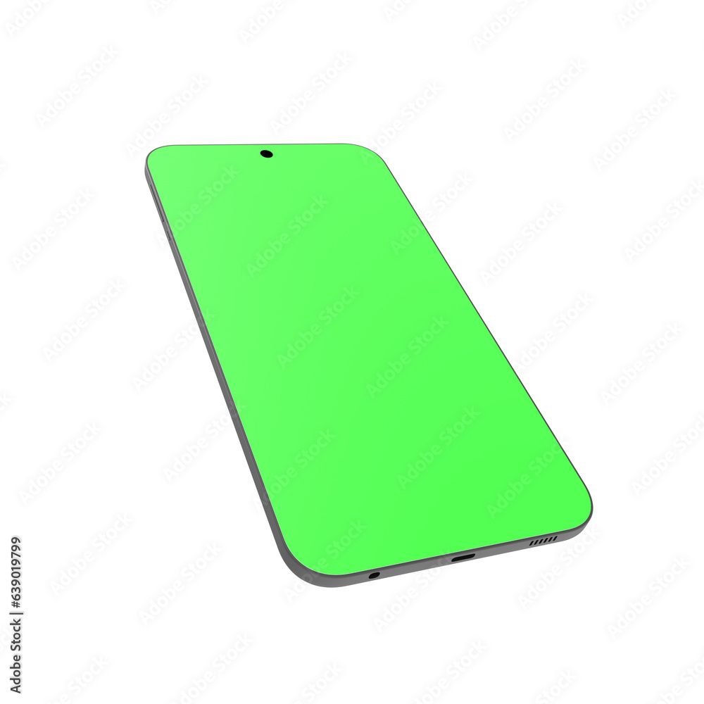 smartphone with green screen isolated apps mockup smartphone with green screen isolated apps mockup