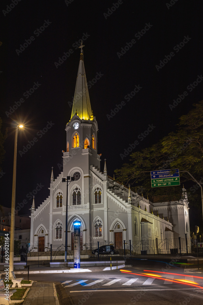 igreja na cidade de Três Corações, Estado de Minas Gerais, Brasil igreja na cidade de Três Corações, Estado de Minas Gerais, Brasil