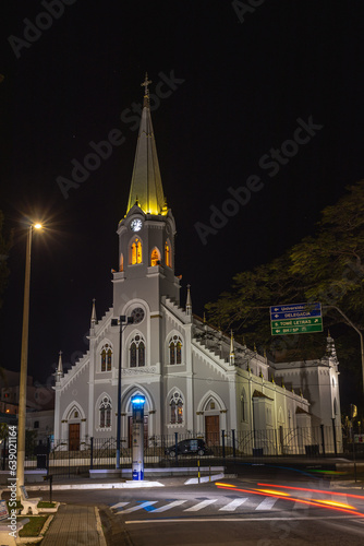 igreja na cidade de Três Corações, Estado de Minas Gerais, Brasil