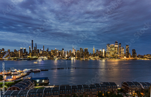 New York City Midtown Skyline at Blue Hour from Weehawken