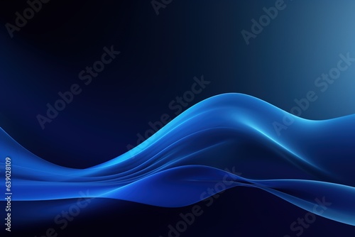 Blue fine lines over dark background