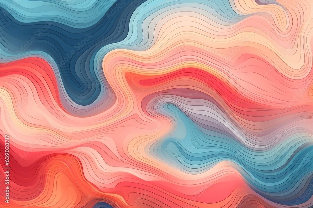 Swirl of paint background in pastel tones