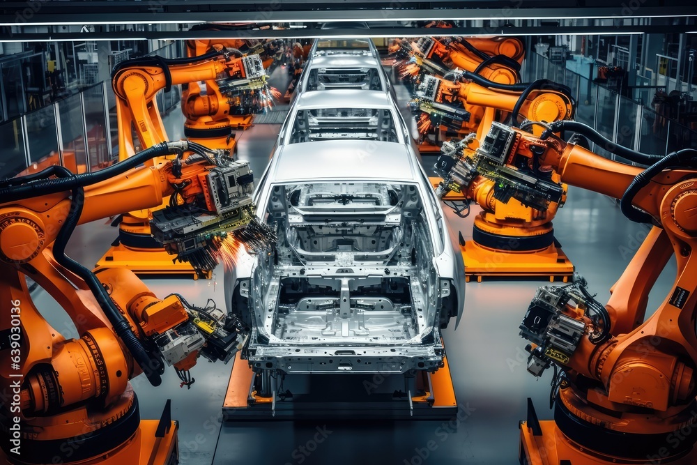 Car Factory Automotive production line Automated Robot