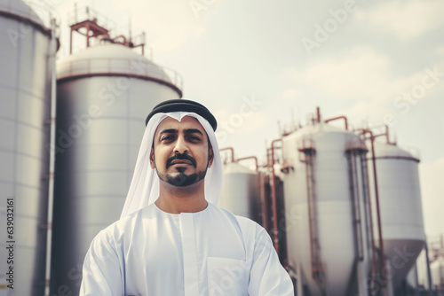 Arab oil buisnessman photo