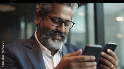 businessman with mobile phone