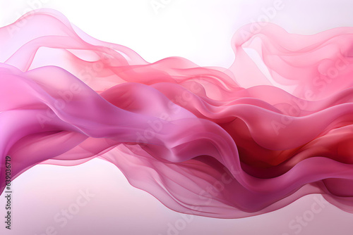 Pink background, Fabric texture, Silk fabric background, pink textile, 3D Wave background