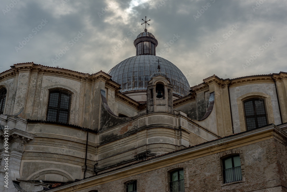 church, historic monument in the center of Venice, architectural style