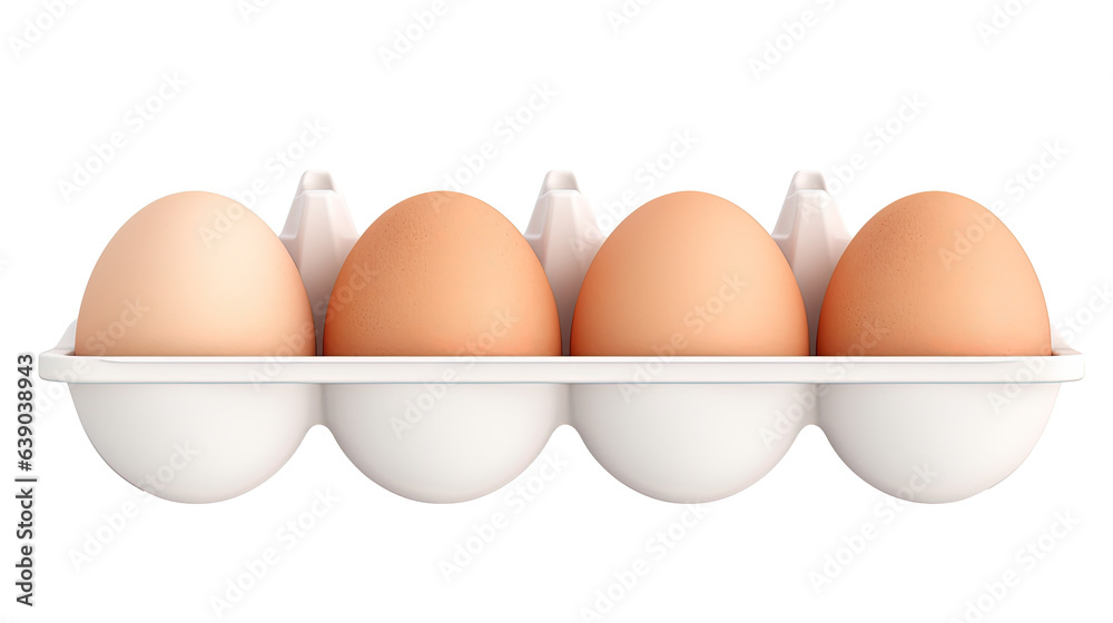fresh eggs in a box isolated on transparent fresh eggs in a box isolated on transparent