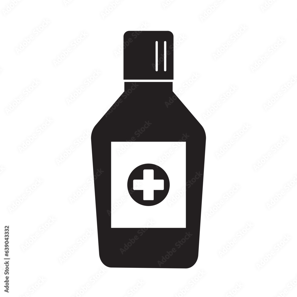 medicinal syrup icon logo vector design template medicinal syrup icon logo vector design template