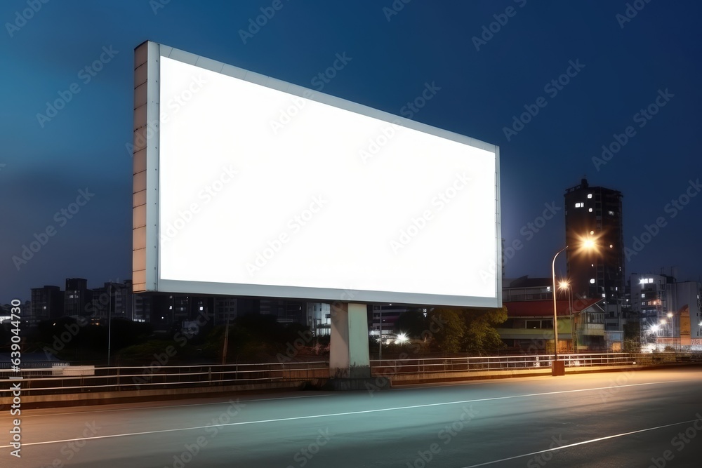 Digital Media Blank billboard signboard for product