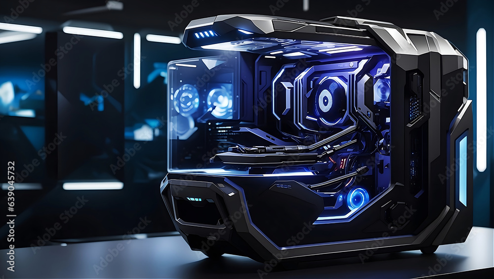 concept design of gaming workstation station custom pc computer build ...