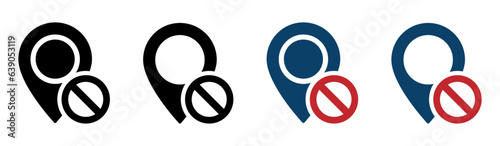  Disable location vector icons set