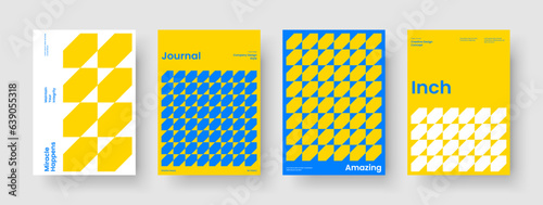 Isolated Business Presentation Layout. Geometric Poster Design. Abstract Book Cover Template. Banner. Background. Flyer. Report. Brochure. Advertising. Magazine. Leaflet. Journal. Newsletter
