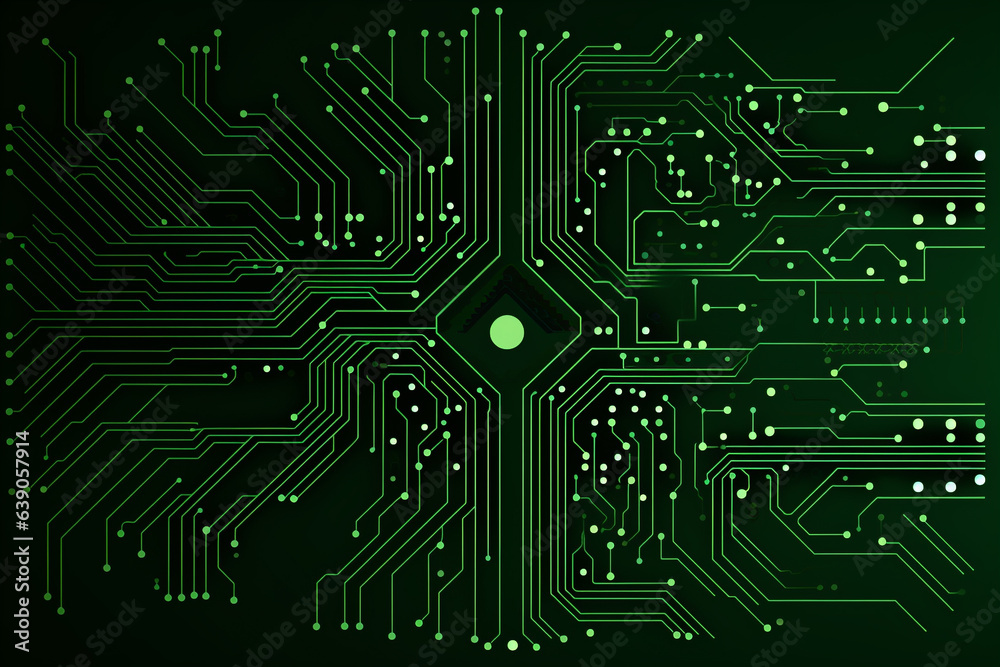 Circuit board electronic chips or electrical line engineering technology concept background