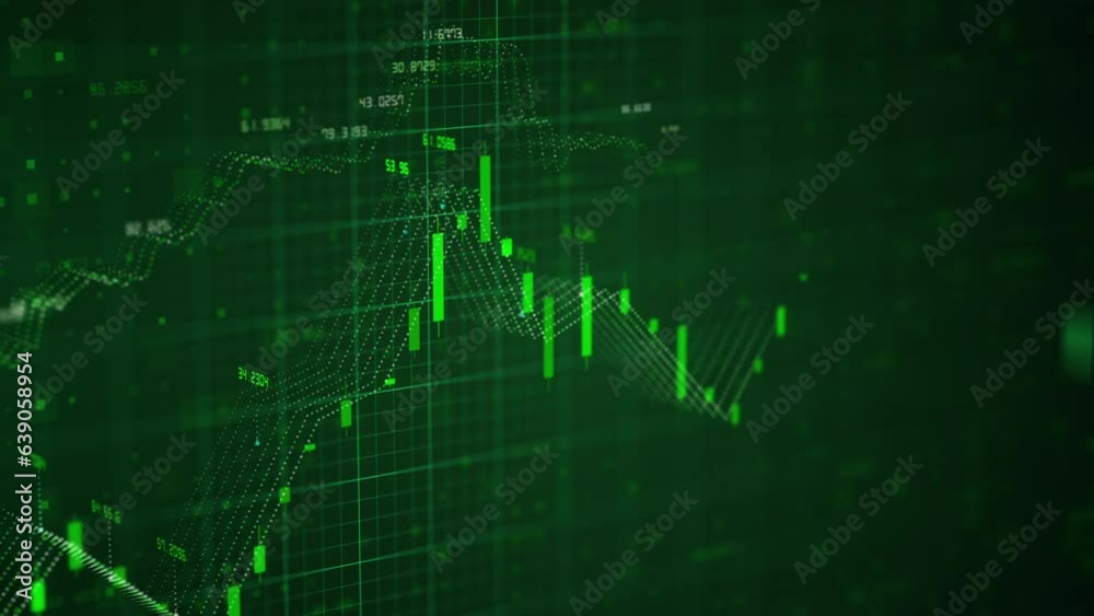 Candles of growing stock market exchange. Green bullish trend. Forex trading candlestick graph increase in profit. Financial investment or bitcoin and cryptocurrency trading. Prices are going up. Candles of growing stock market exchange. Green bullish trend. Forex trading candlestick graph increase in profit. Financial investment or bitcoin and cryptocurrency trading. Prices are going up.