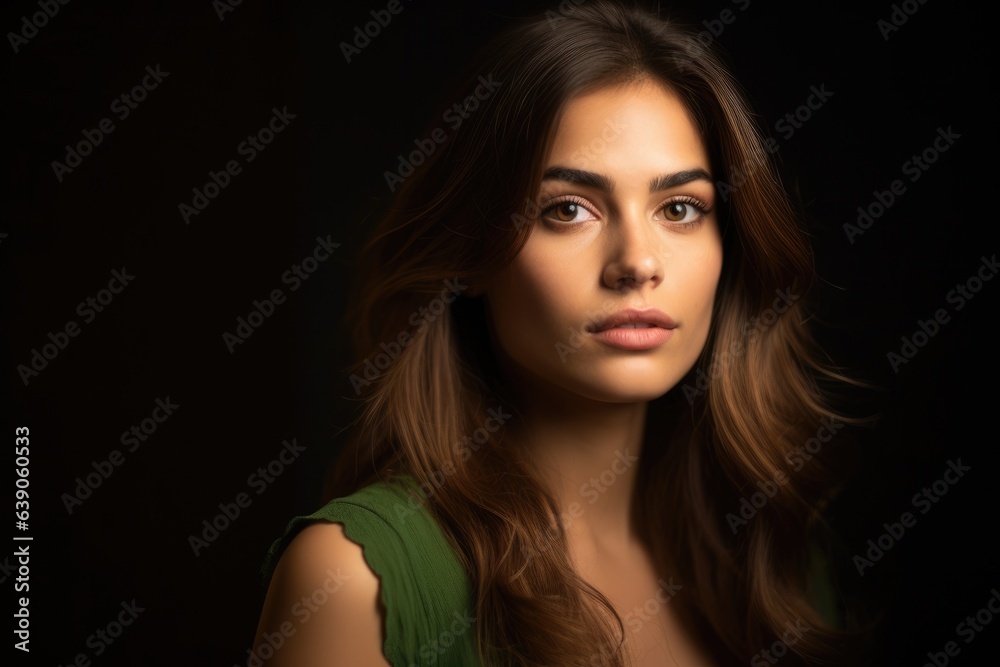 Photo of a young beautiful woman - studio photo Photo of a young beautiful woman - studio photo