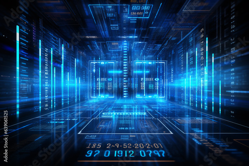 Abstract technology digital line electronic network data innovation concept background.