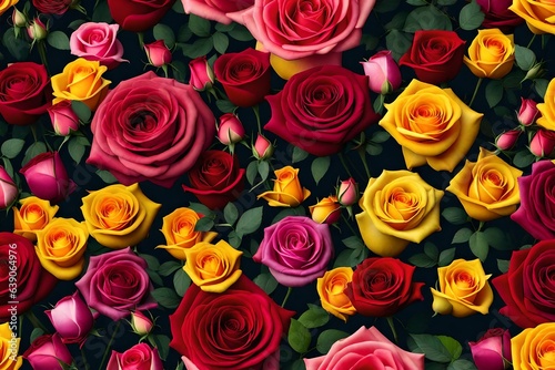 bouquet of roses Generated Ai