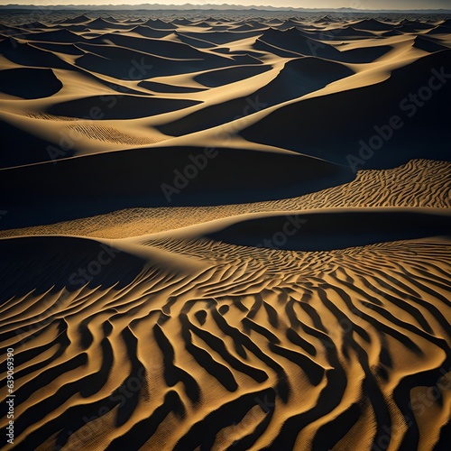 dramatic sand  in desert  background