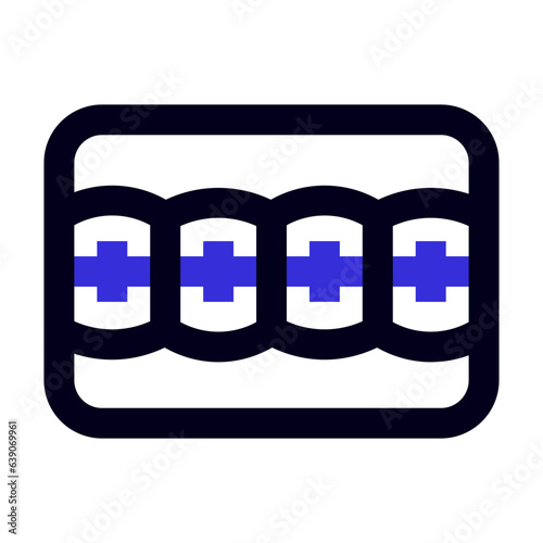 braces icon line style