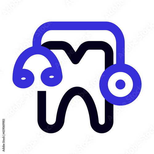 Dentist icon line style