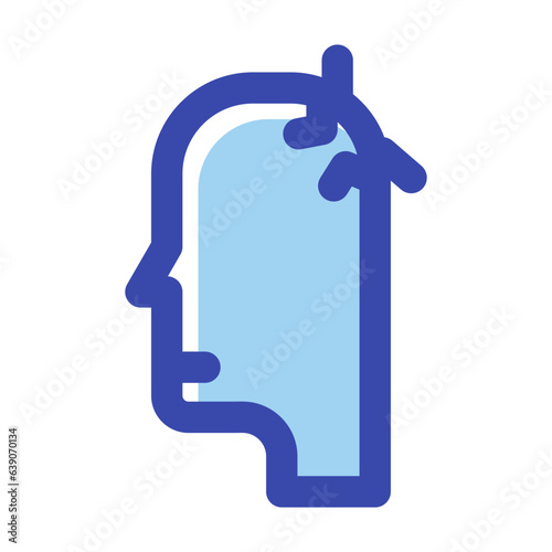 headache icon line style