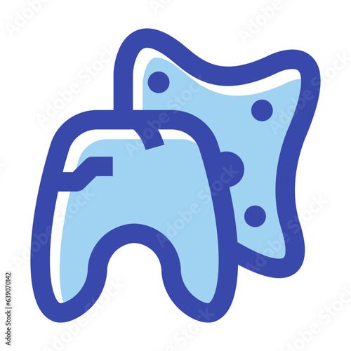 tooth germs icon line style