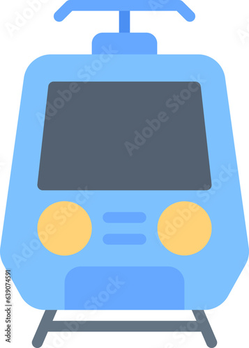 Electric train icon