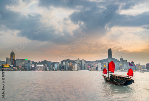 Photography skyscraper of Hongkong