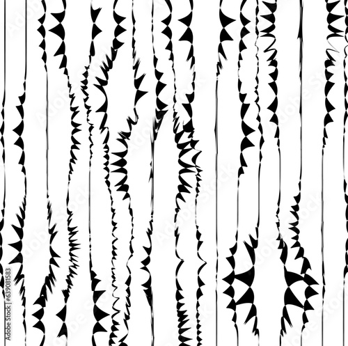 Texture with vertical swollen or distorted lines
