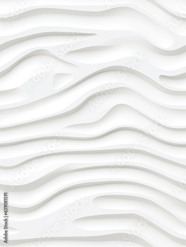 Ripple wave pattern copy space on white tile
